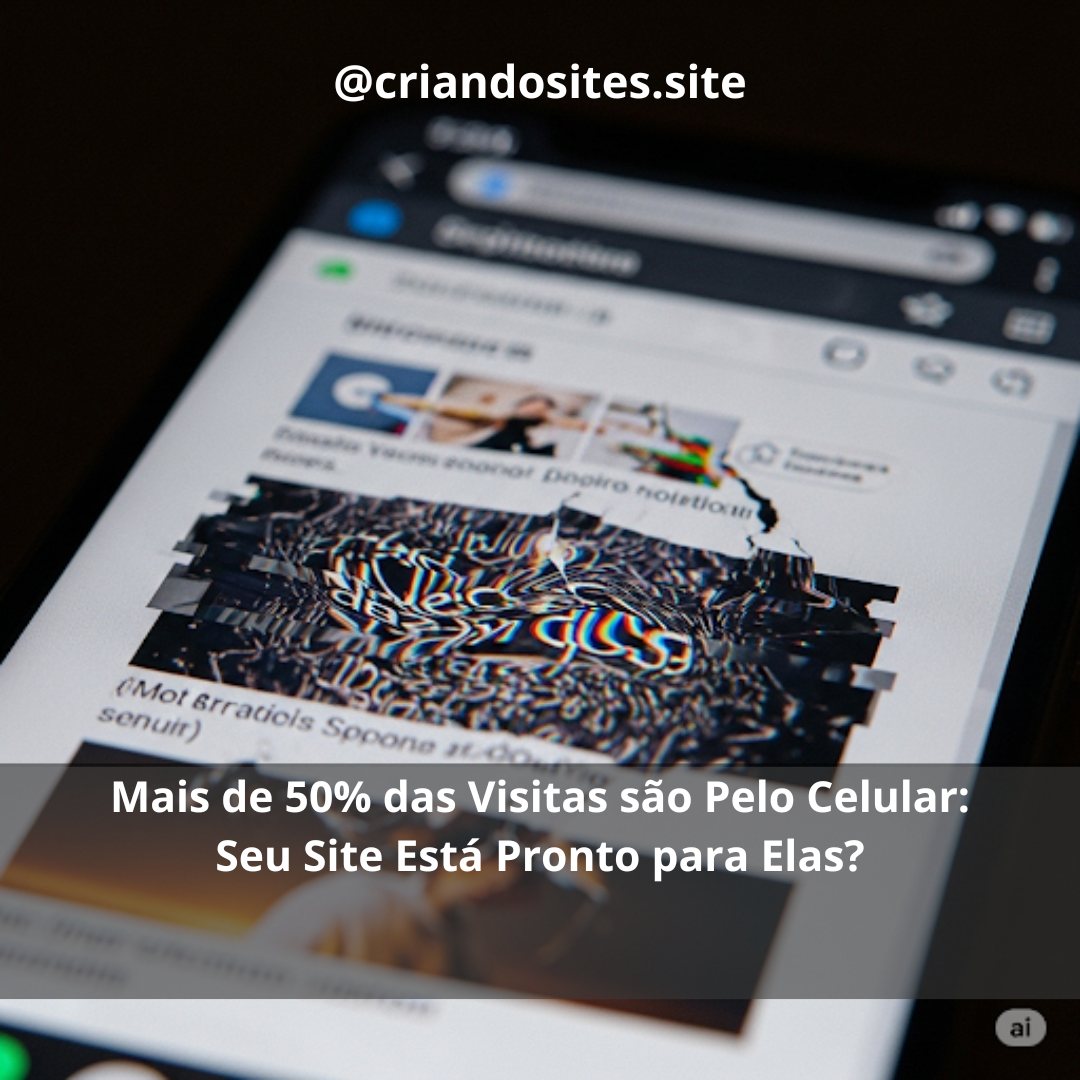 Mais de 50% das Visitas são Pelo Celular: Seu Site Está Pronto para Elas?